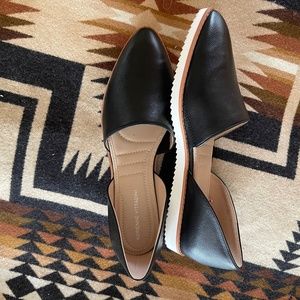 Adrienne Vittadini | 9 Latka Black Flats D'orsay sporty casual